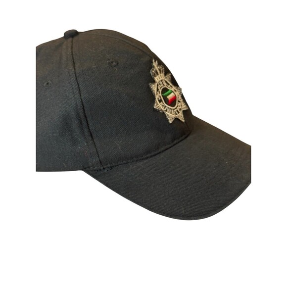 Kuwait Police Hat Black Adjustable Embroidered Crest Preowned Cotton Cap Unusual - Picture 11 of 12